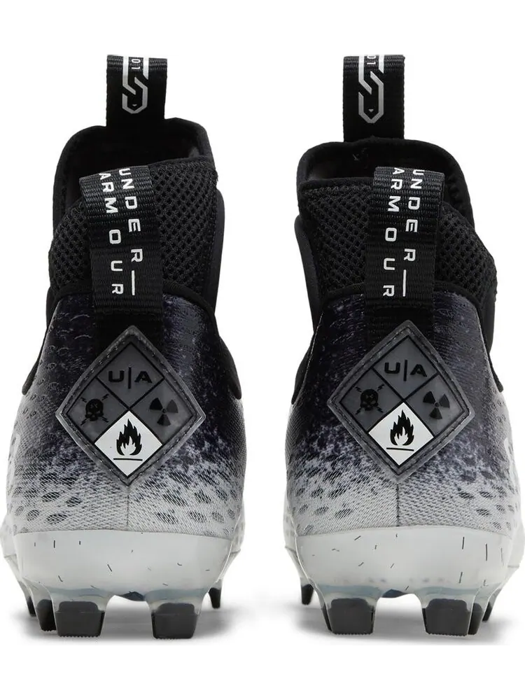 Бутсы Under Armour Spotlight Lux MC 2.0 Black White — изображение 6 из 8, черный