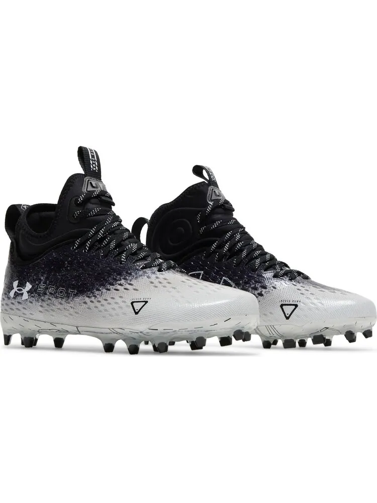 Бутсы Under Armour Spotlight Lux MC 2.0 Black White — изображение 8 из 8, черный
