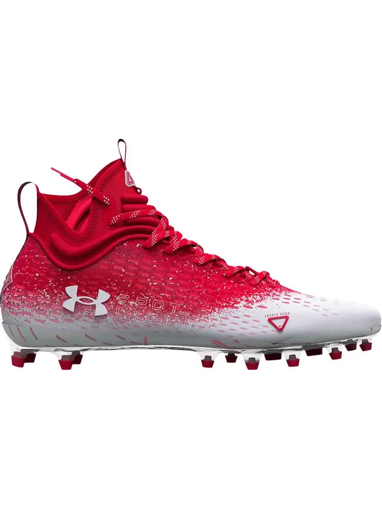 Бутсы Under Armour Spotlight Lux MC 2.0 Red White — изображение 1 из 1, красный