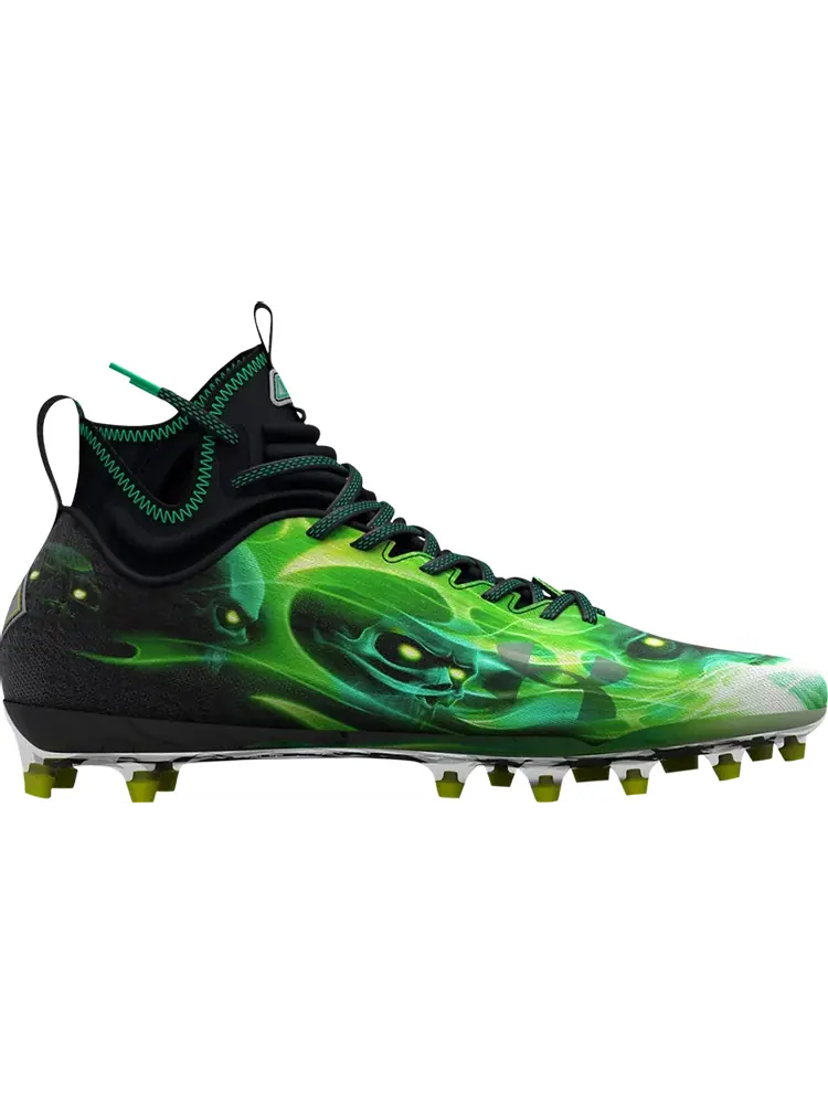Бутсы Under Armour Spotlight Lux MC LE Slime — изображение 1 из 1, черный
