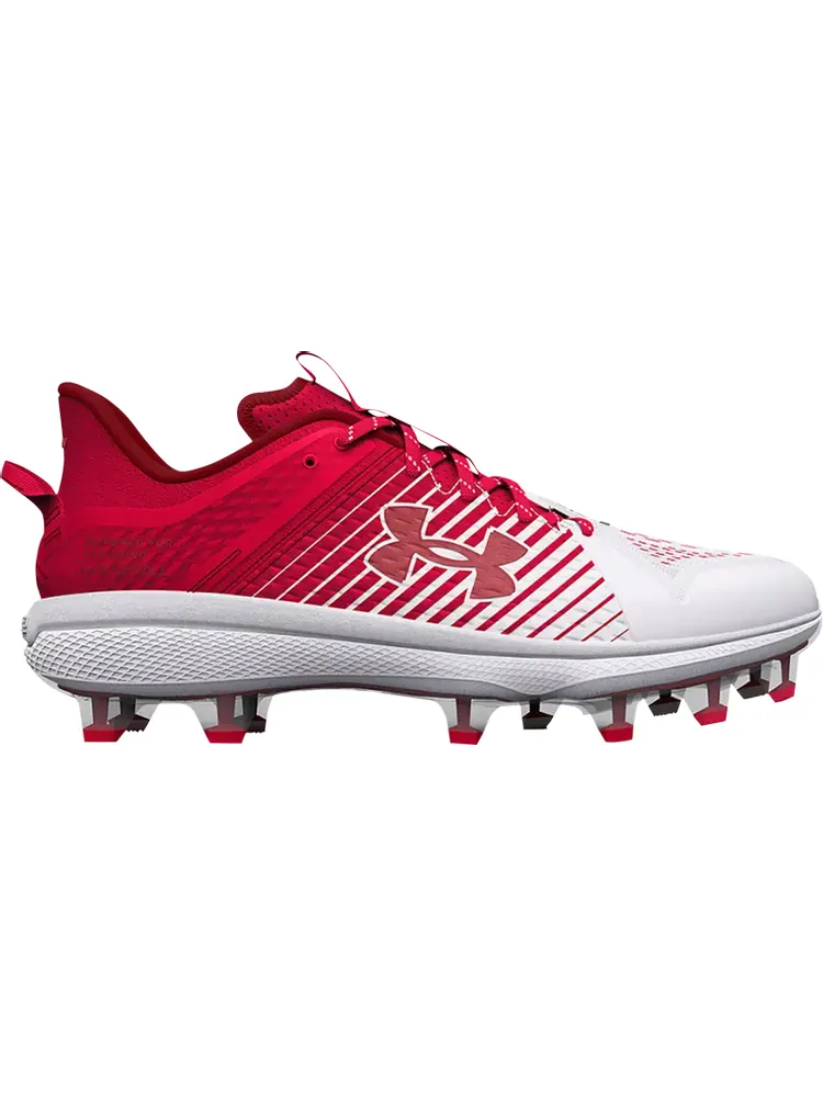 Бутсы Under Armour Yard Low MT TPU Red White — изображение 1 из 1, красный