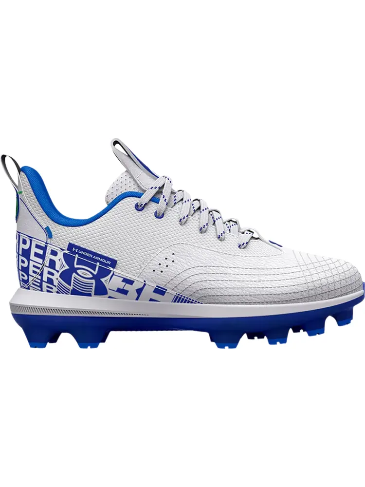 Бутсы Under Armour Harper 7 Low TPU GS White Royal — изображение 1 из 1, белый