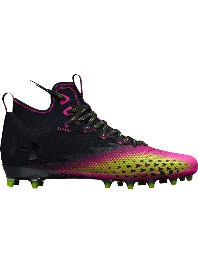 Бутсы Under Armour Spotlight Clone 3.0 MC Black Rebel Pink — изображение 1 из 1, черный
