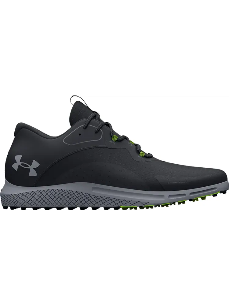 Бутсы Under Armour Charged Draw 2 Spikeless Golf Black Steel — изображение 1 из 1, черный