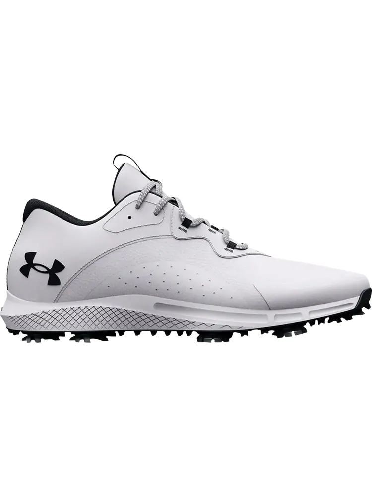 Бутсы Under Armour Charged Draw 2 Golf Wide White Black — изображение 1 из 1, белый