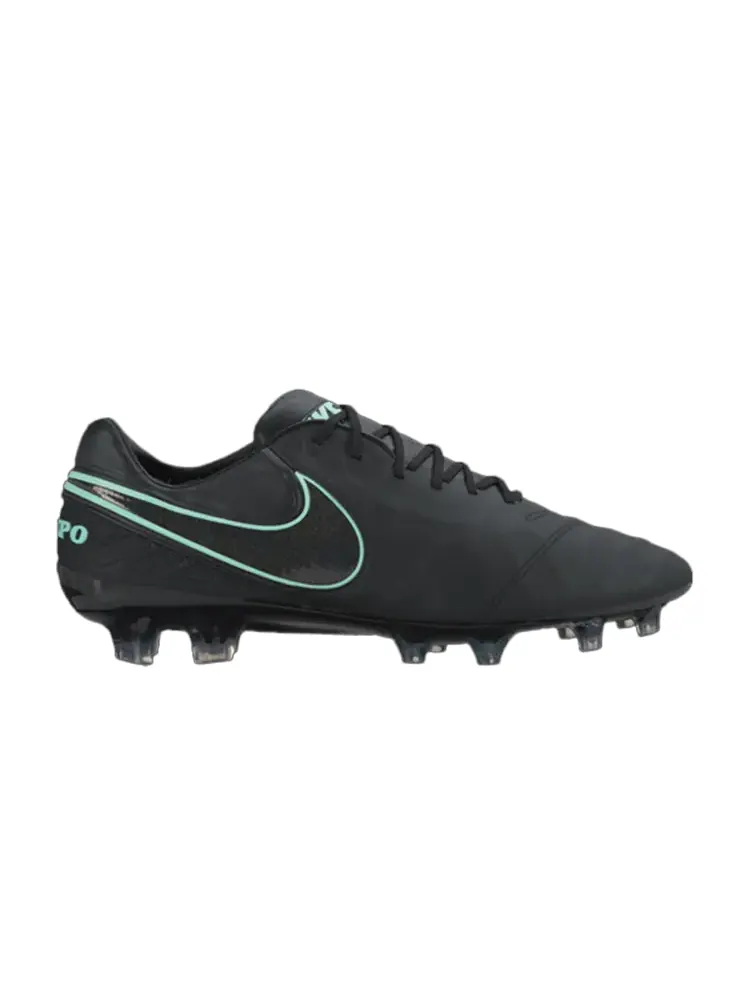 Бутсы Nike Tiempo Legend 6 FG 'Pitch Dark Pack' — изображение 1 из 1, черный/черный