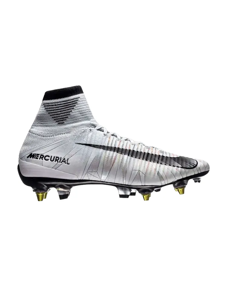 Бутсы Nike Mercurial Superfly 5 CR7 SG Pro AC 'Blue Tint' — изображение 1 из 1, синий/белый//черный