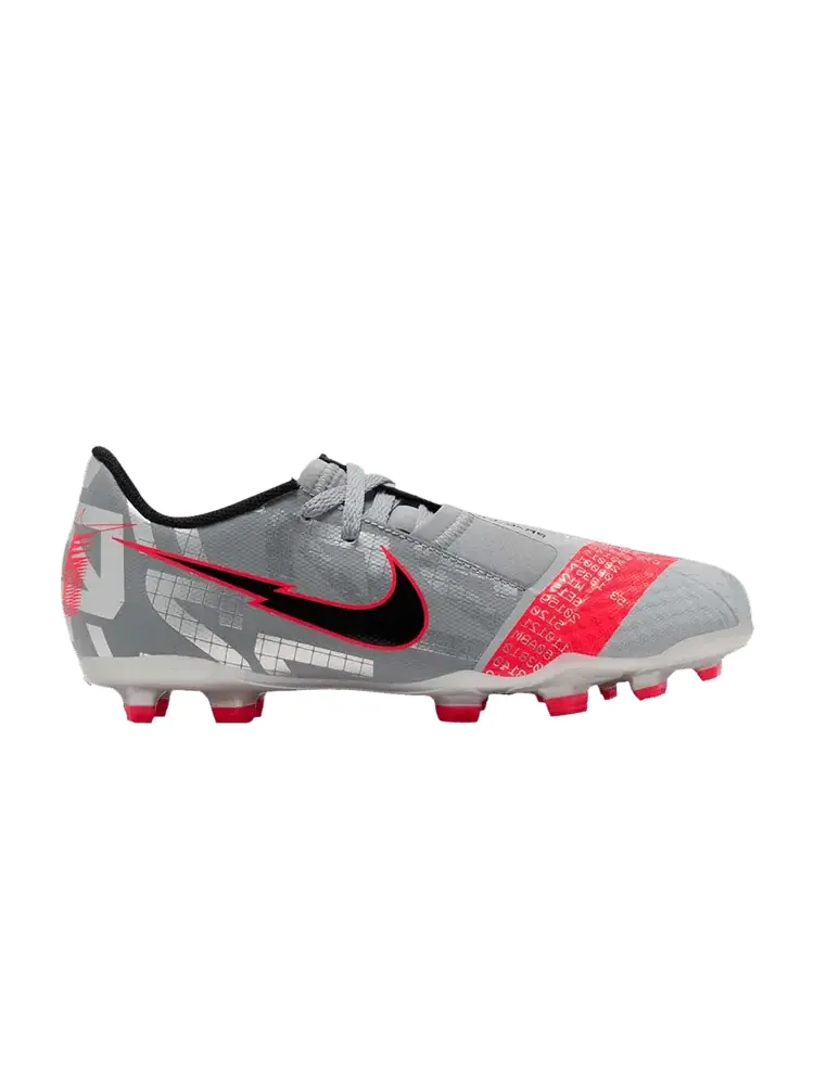 Бутсы Nike Phantom Venom Academy FG GS 'Metallic Grey Crimson' — изображение 1 из 1