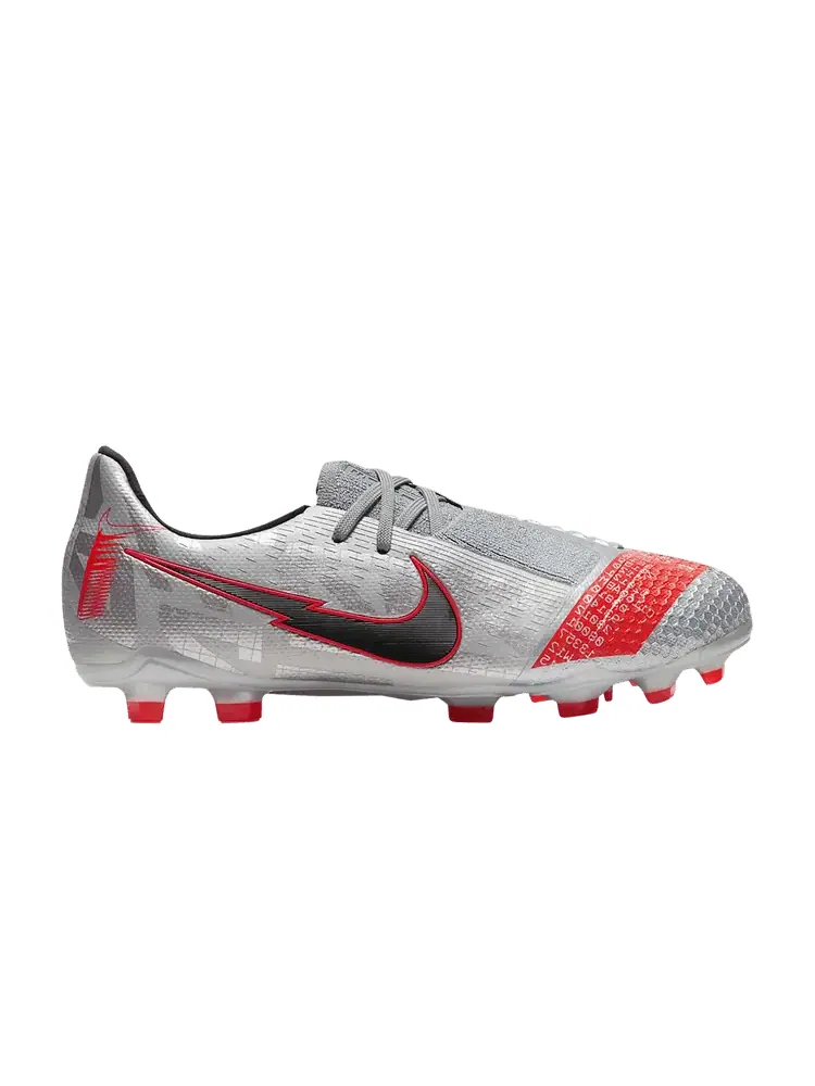 Бутсы Nike Phantom Venom Elite FG GS 'Metallic Bomber Grey Crimson' — изображение 1 из 1