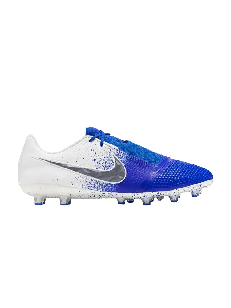 Бутсы Nike Phantom Venom Elite AG Pro 'White Racer Blue' — изображение 1 из 1, белый/черный/синий
