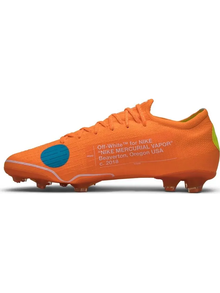 Бутсы Nike Off-White x Mercurial Vapor 360 'Orange' — изображение 3 из 8, оранжевый