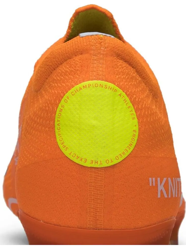 Бутсы Nike Off-White x Mercurial Vapor 360 'Orange' — изображение 7 из 8, оранжевый