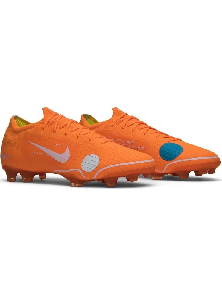 Бутсы Nike Off-White x Mercurial Vapor 360 'Orange' — изображение 8 из 8, оранжевый