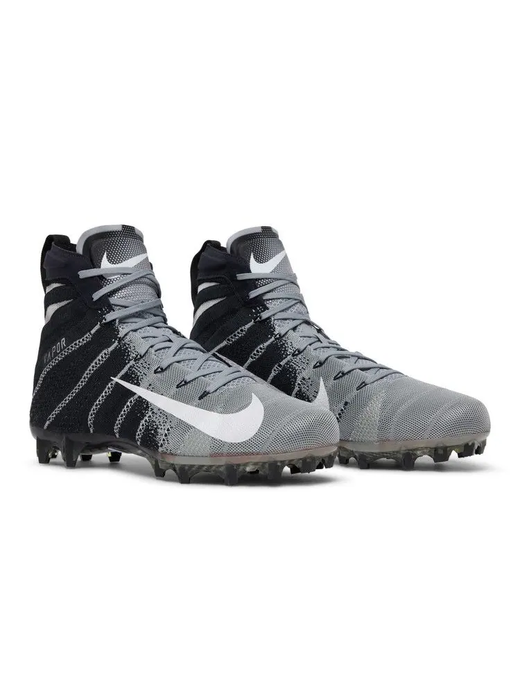 Бутсы Nike Vapor Untouchable 3 Elite Flyknit 'Black Matte Silver' — изображение 9 из 9, черный/серебристый