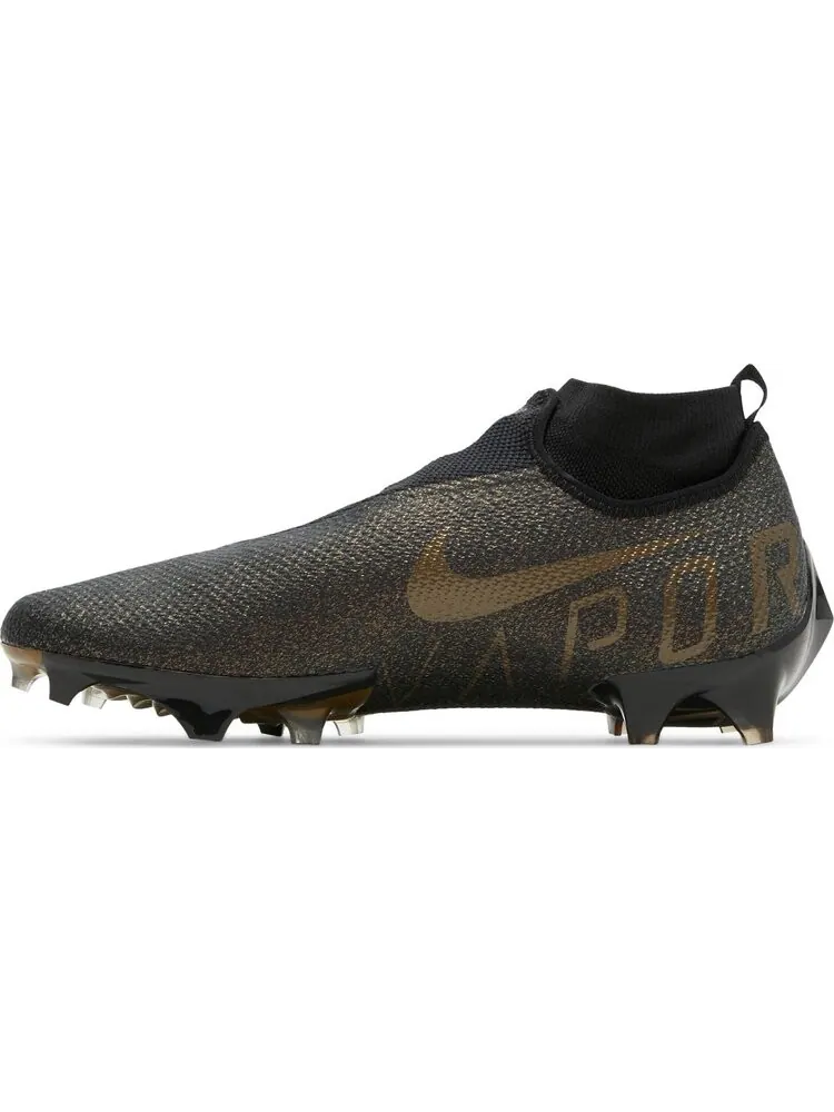Бутсы Nike Vapor Edge Pro Edge 'Black Metallic Gold' — изображение 3 из 8, черный