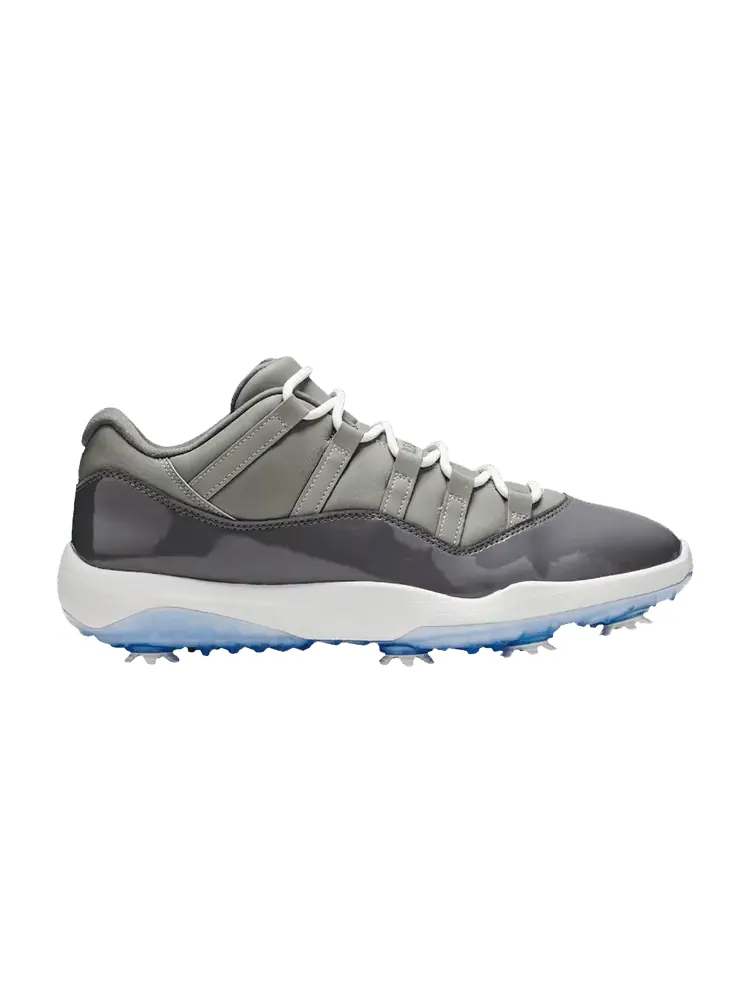 Бутсы Air Jordan Air Jordan 11 Low Golf 'Cool Grey' Sample — изображение 1 из 1, серый//белый