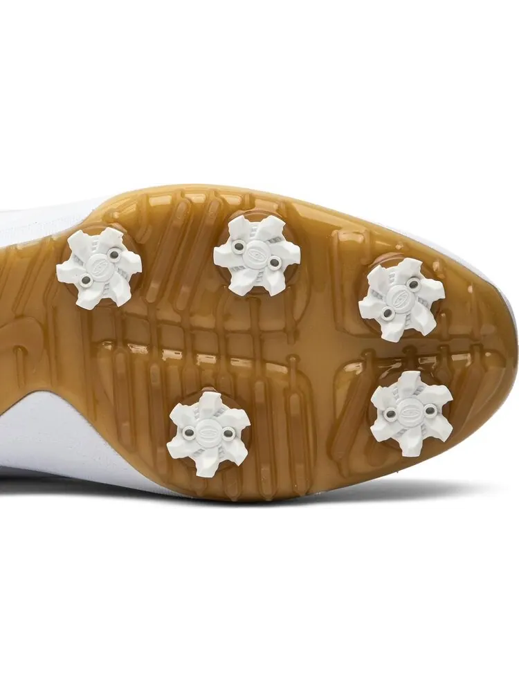 Бутсы Air Jordan 11 Low Golf Metallic Gold — изображение 5 из 8, белый