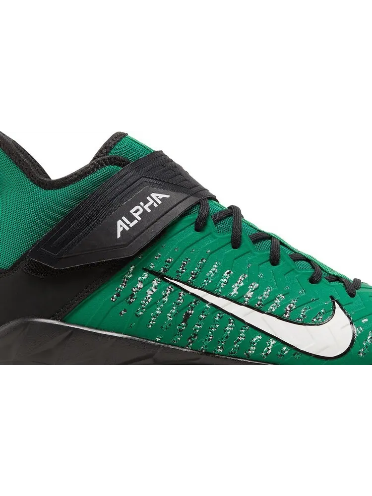 Бутсы Nike Alpha Menace Pro 2 Mid 'Pine Green Black' — изображение 2 из 8, зеленый