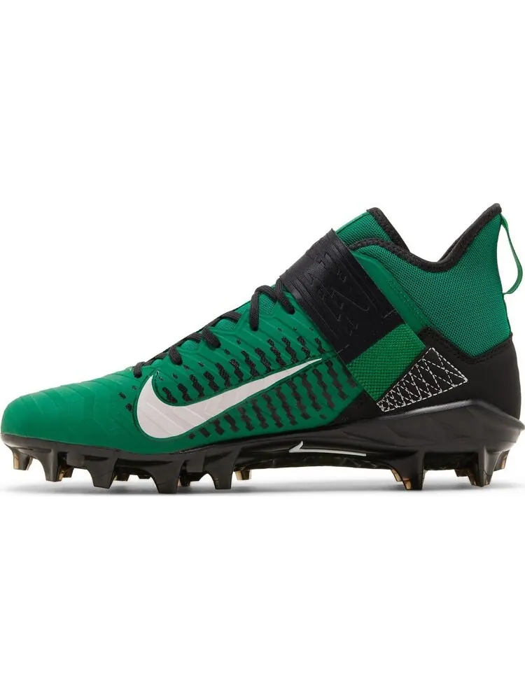 Бутсы Nike Alpha Menace Pro 2 Mid 'Pine Green Black' — изображение 3 из 8, зеленый