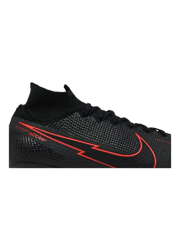 Бутсы Nike Mercurial Superfly 7 Elite FG 'Chile Red Pack - Black' — изображение 3 из 9