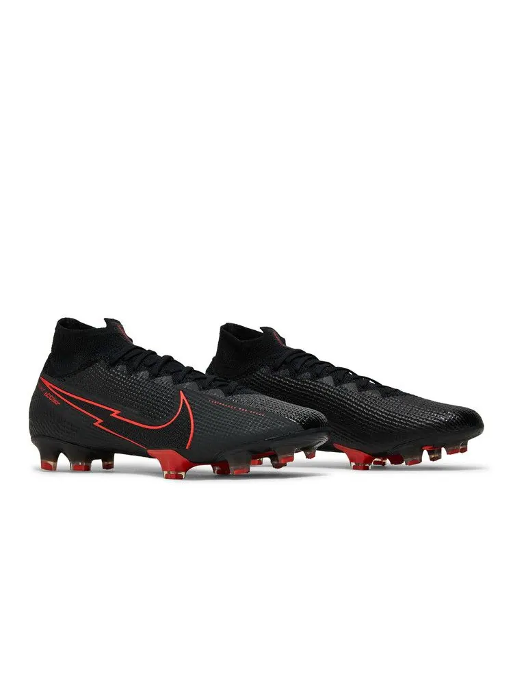 Бутсы Nike Mercurial Superfly 7 Elite FG 'Chile Red Pack - Black' — изображение 9 из 9