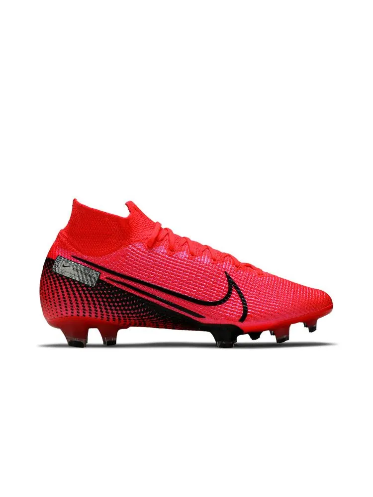 Бутсы Nike Mercurial Superfly 7 Elite FG 'Laser Crimson' — изображение 2 из 9, черный