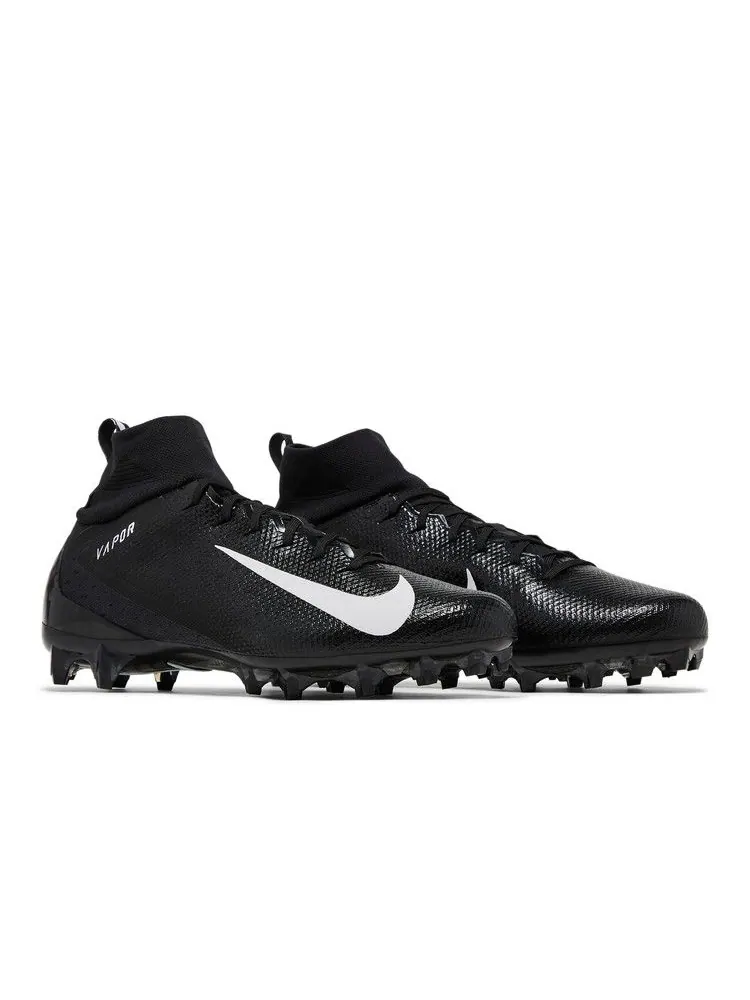 Бутсы Nike Vapor Untouchable Pro 3 'Black White' — изображение 9 из 9, черный/белый/черный