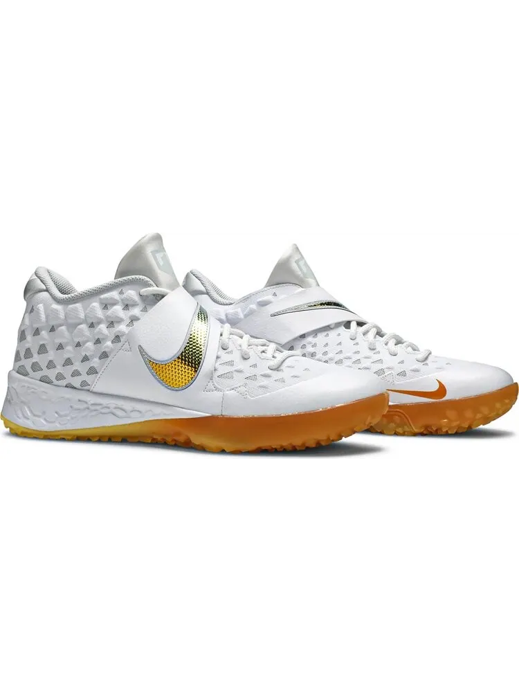 Бутсы Nike Force Zoom Trout 6 Turf 'White Magma Orange' — изображение 8 из 8, белый