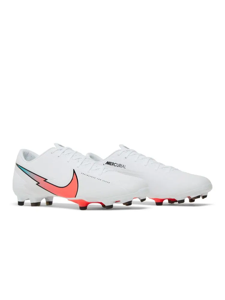 Бутсы Nike Mercurial Vapor 13 Academy MG 'White Flash Crimson' — изображение 9 из 9, белый