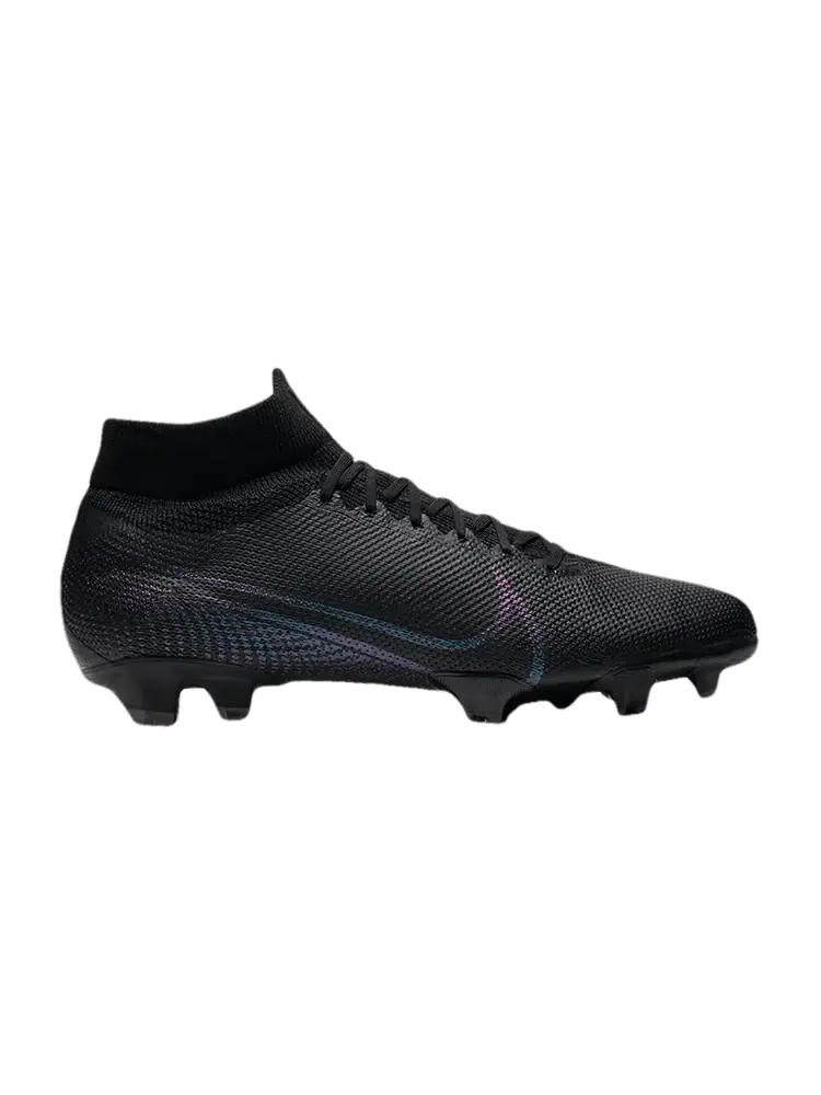 Бутсы Nike Mercurial Superfly 7 Pro FG 'Kinetic Black' — изображение 1 из 1, черный/черный
