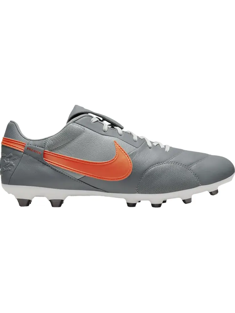 Бутсы Nike Nike Premier 3 FG 'Smoke Grey Safety Orange' — изображение 1 из 1, серый