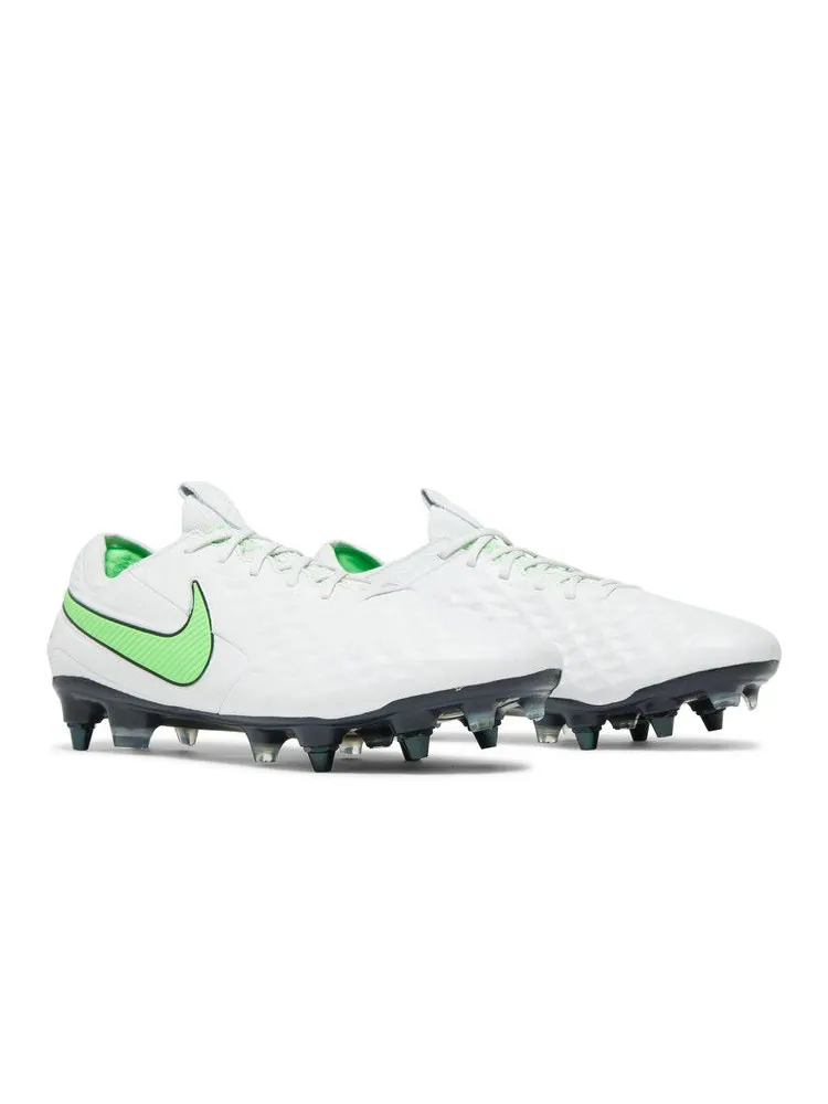 Бутсы Nike Tiempo Legend 8 Elite SG Pro AC 'Spectrum Pack' — изображение 9 из 9, платиновый/зеленый