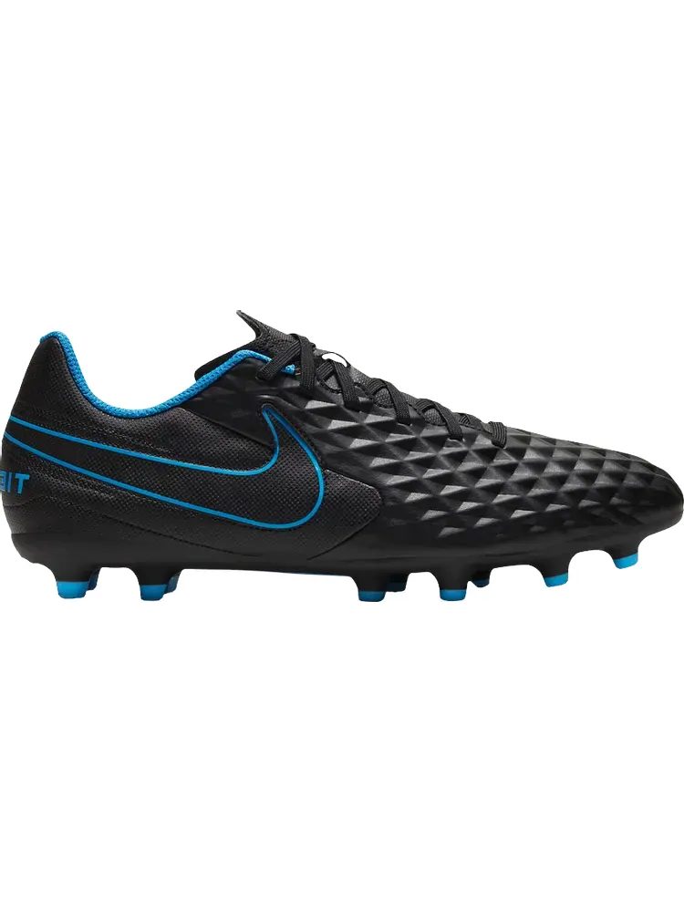 Бутсы Nike Tiempo Legend 8 Club FG MG 'Black Light Photo Blue' — изображение 1 из 1, черный
