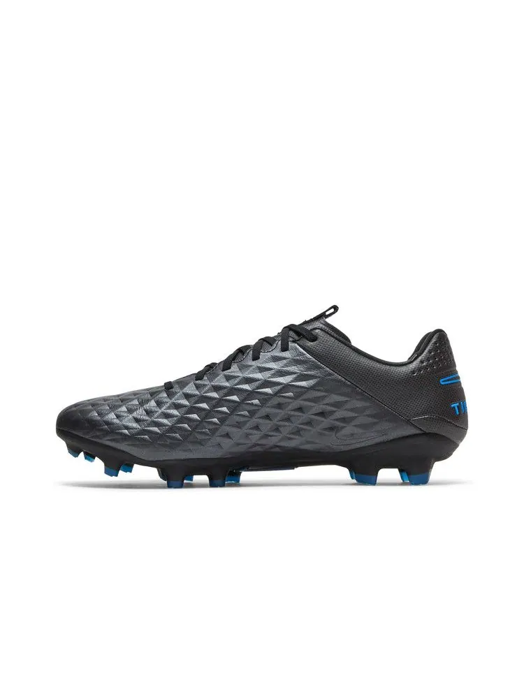 Бутсы Nike Tiempo Legend 8 Pro FG 'Black Blue Hero' — изображение 4 из 9, черный/синий/черный