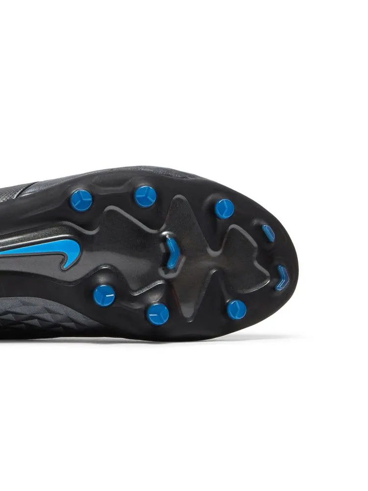 Бутсы Nike Tiempo Legend 8 Pro FG 'Black Blue Hero' — изображение 6 из 9, черный/синий/черный
