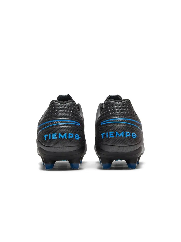 Бутсы Nike Tiempo Legend 8 Pro FG 'Black Blue Hero' — изображение 7 из 9, черный/синий/черный