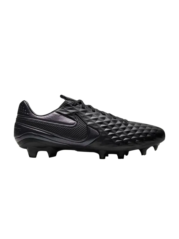 Бутсы Nike Tiempo Legend 8 Pro FG 'Triple Black' — изображение 1 из 1, черный/черный/черный