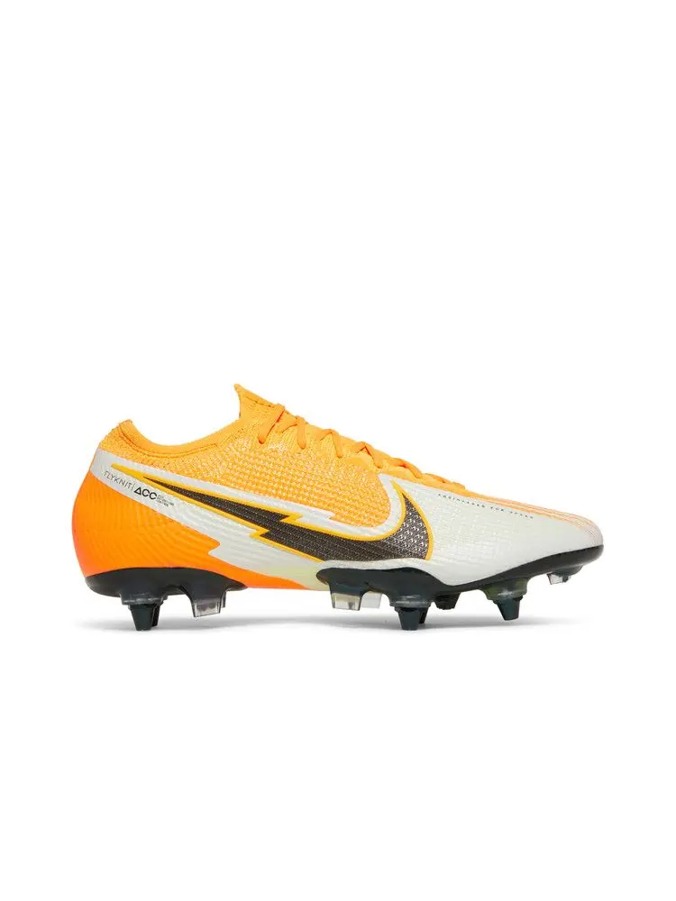Бутсы Nike Mercurial Vapor 13 Elite SG Pro AC 'Laser Orange' — изображение 2 из 9, оранжевый/черный/белый