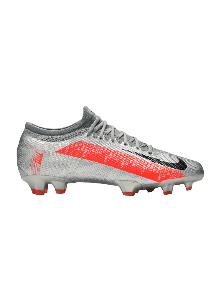 Бутсы Nike Mercurial Vapor 13 Pro FG 'Metallic Grey Crimson' — изображение 1 из 9