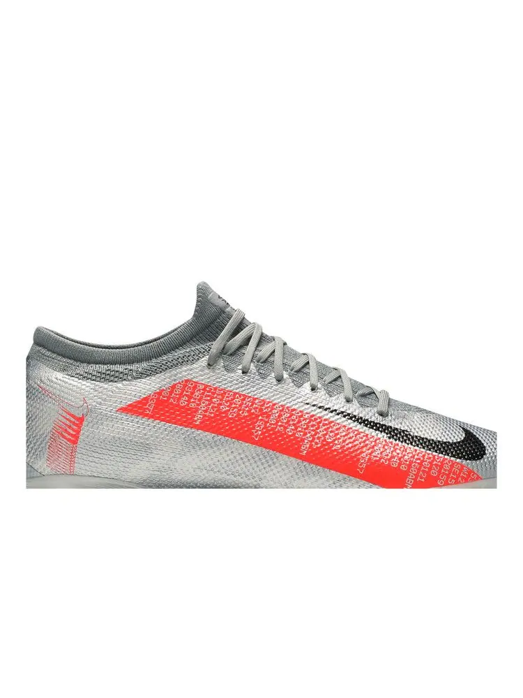 Бутсы Nike Mercurial Vapor 13 Pro FG 'Metallic Grey Crimson' — изображение 3 из 9