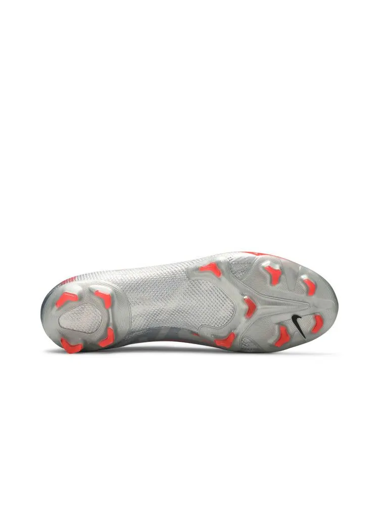 Бутсы Nike Mercurial Vapor 13 Pro FG 'Metallic Grey Crimson' — изображение 5 из 9