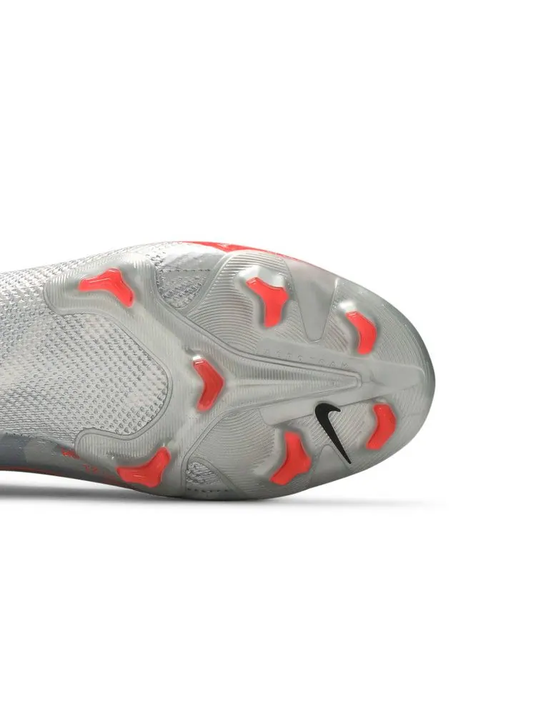 Бутсы Nike Mercurial Vapor 13 Pro FG 'Metallic Grey Crimson' — изображение 6 из 9