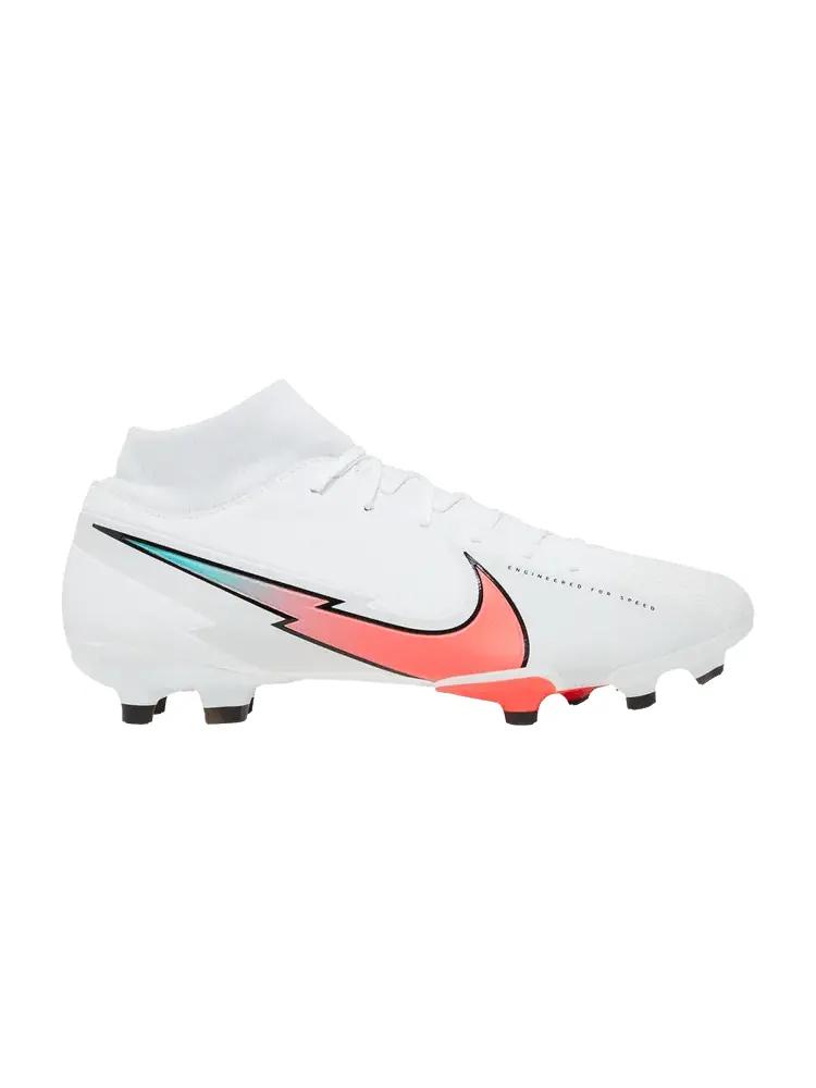 Бутсы Nike Mercurial Superfly 7 Academy MG 'White Crimson Jade' — изображение 1 из 9, белый