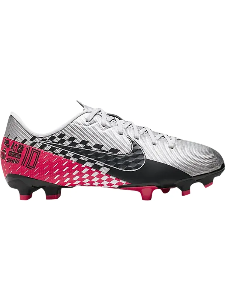 Бутсы Nike Neymar Jr. x Mercurial Vapor 13 Academy MG GS 'Speed Freak' — изображение 1 из 1, серебряный