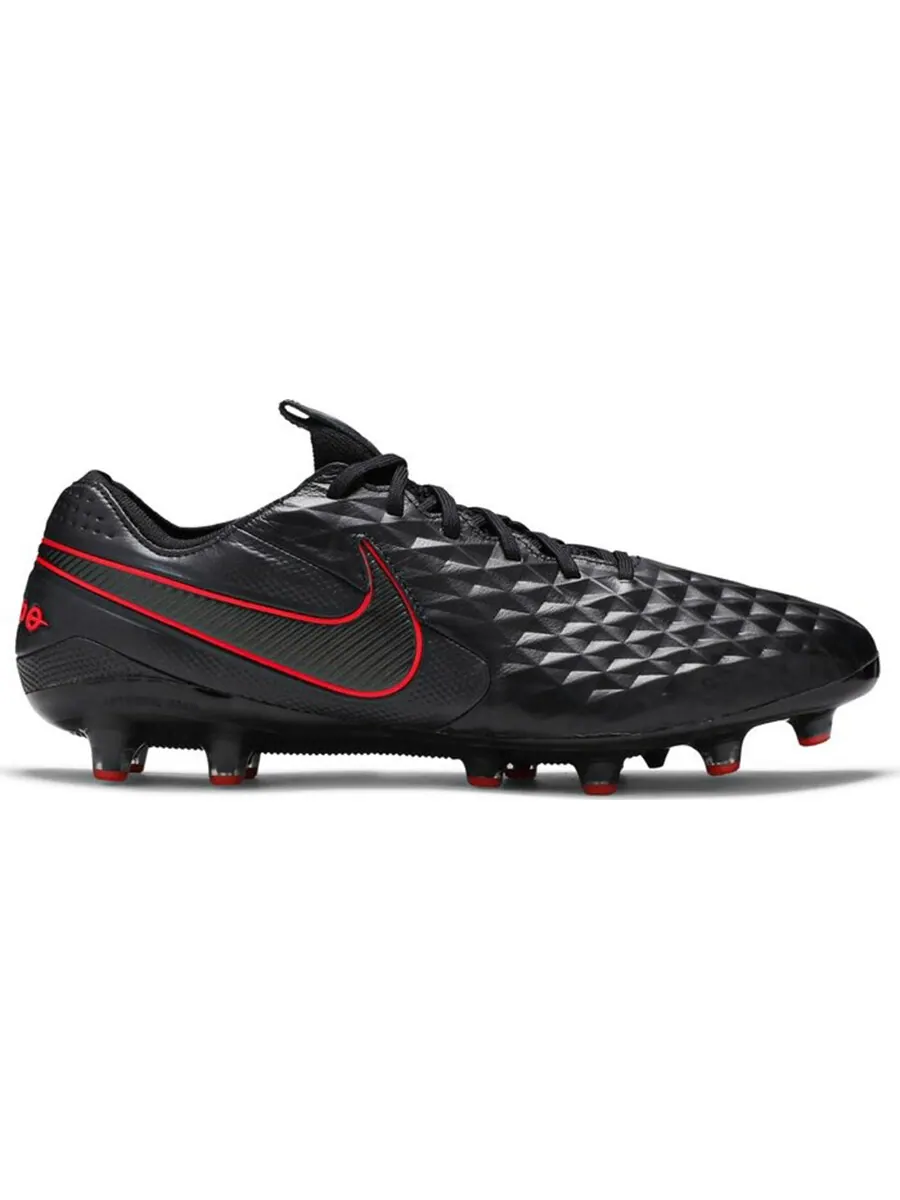 Бутсы Nike Tiempo Legend 8 Elite AG Pro 'Bred' — изображение 1 из 4, черный/красный