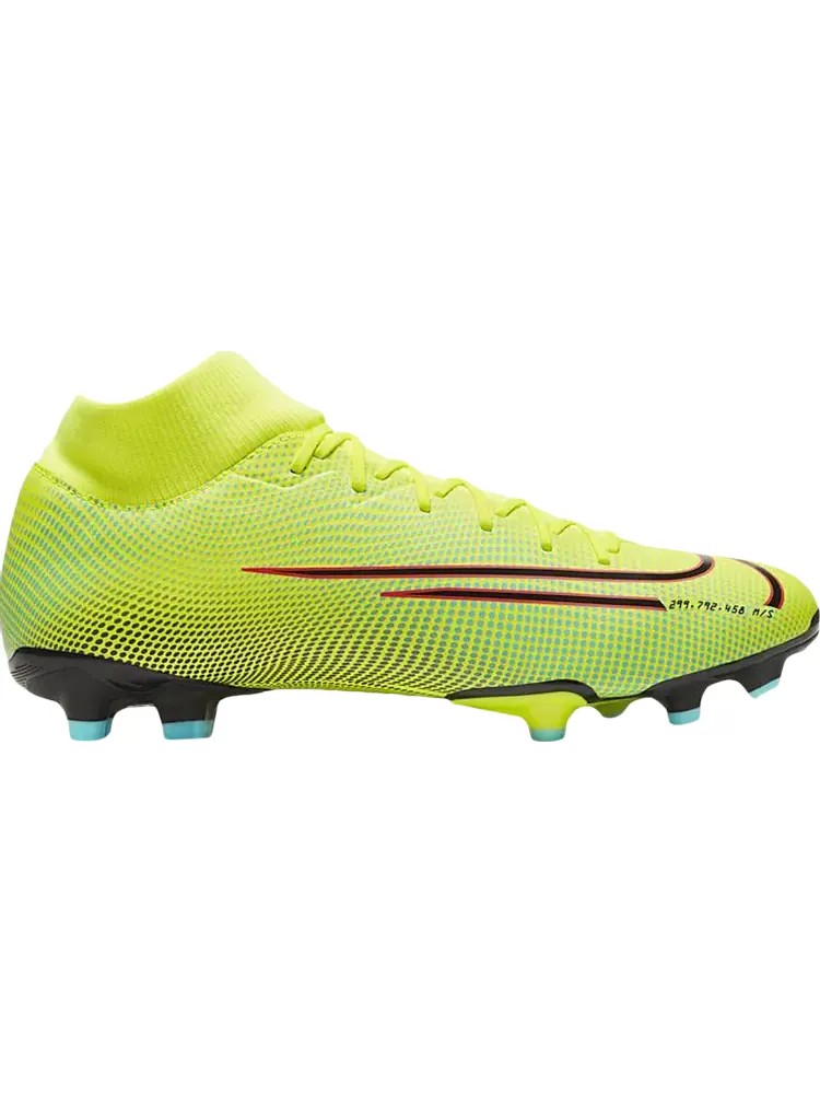 Бутсы Nike Mercurial Superfly 7 Academy MDS MG 'Lemon Venom Aurora' — изображение 1 из 1, желтый
