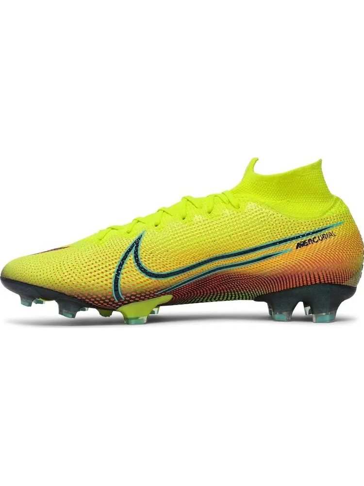 Бутсы Nike Mercurial Superfly 7 Elite MDS FG 'Lemon Venom Aurora' — изображение 3 из 8, желтый