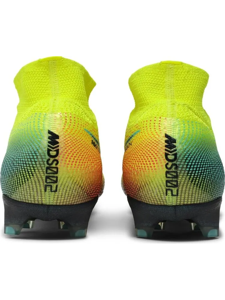 Бутсы Nike Mercurial Superfly 7 Elite MDS FG 'Lemon Venom Aurora' — изображение 6 из 8, желтый