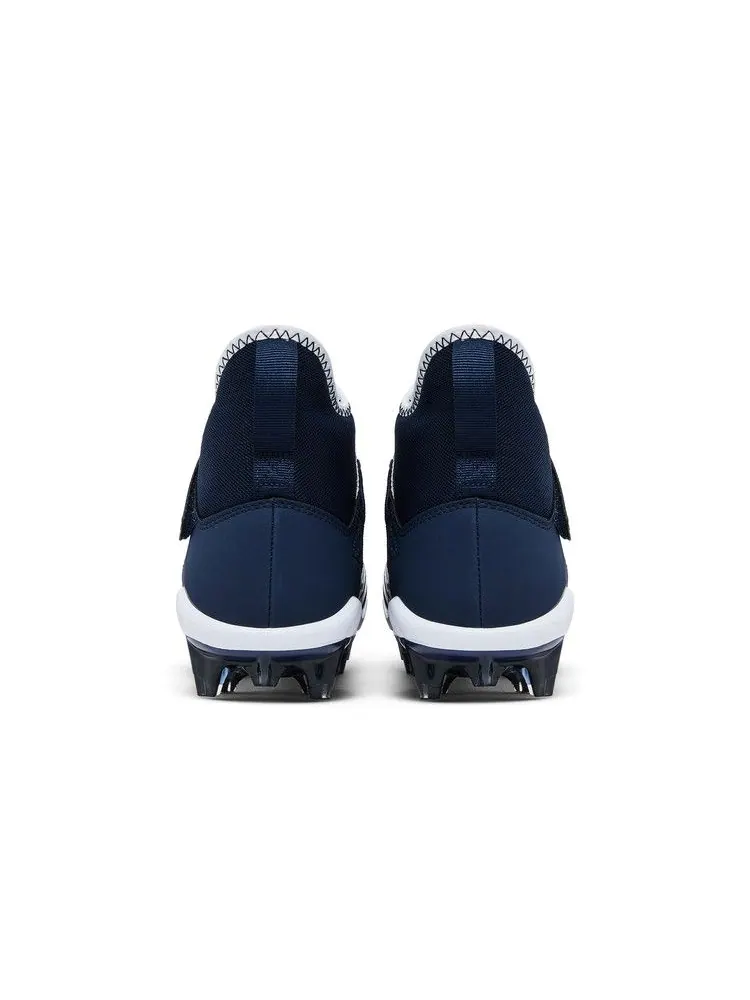 Бутсы Air Jordan Alpha Menace Pro 2 Mid 'White College Navy' — изображение 7 из 9, белый/черный/темно-синий