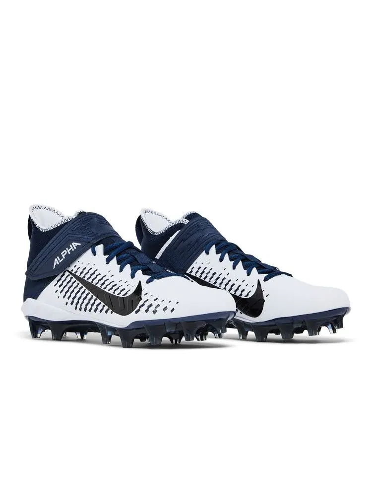 Бутсы Air Jordan Alpha Menace Pro 2 Mid 'White College Navy' — изображение 9 из 9, белый/черный/темно-синий